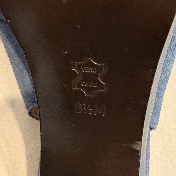 MICHAEL Michael Kors Blue Suede Heels - Picture 9 of 9